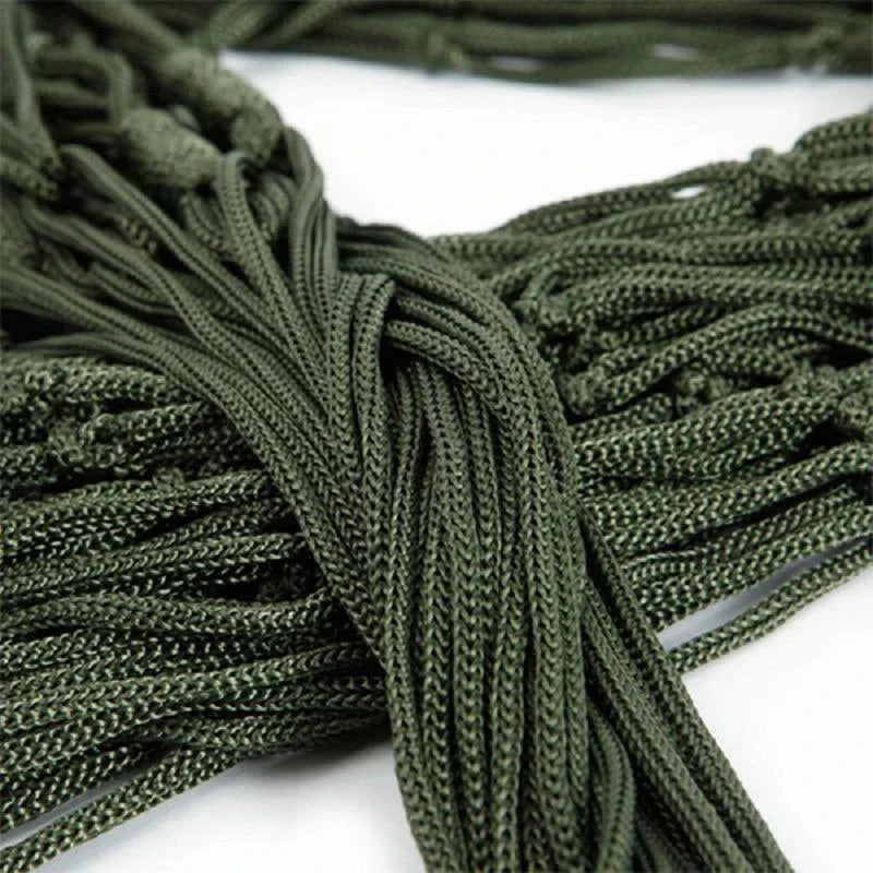 Lightweight Mesh Hammock Portable Nylon Net for Outdoor Use