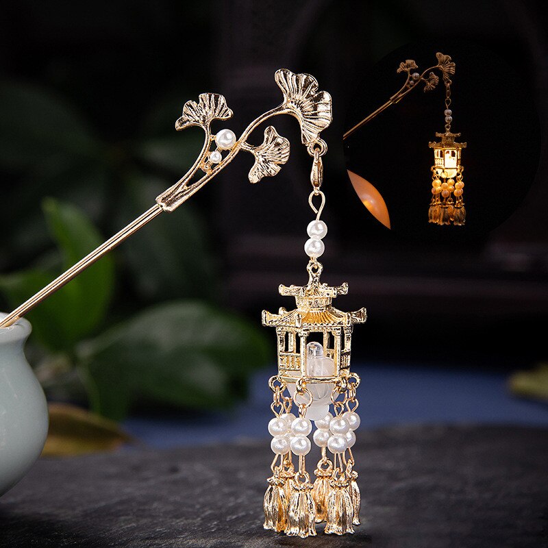 Vintage Inspired Hair Lantern Pins
