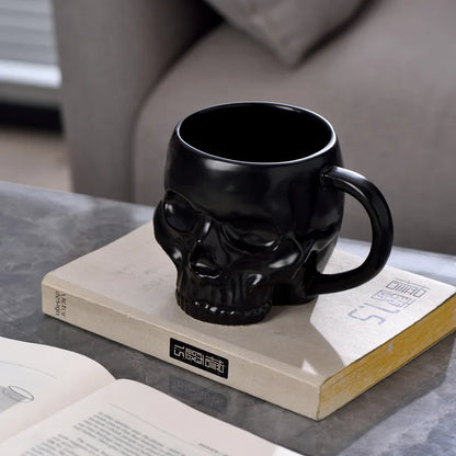 Haunted House Skull Coffee Mug - Fesara