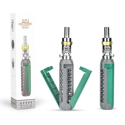 Fesara | 14-in-1 Adjustable Ratchet Tool Set