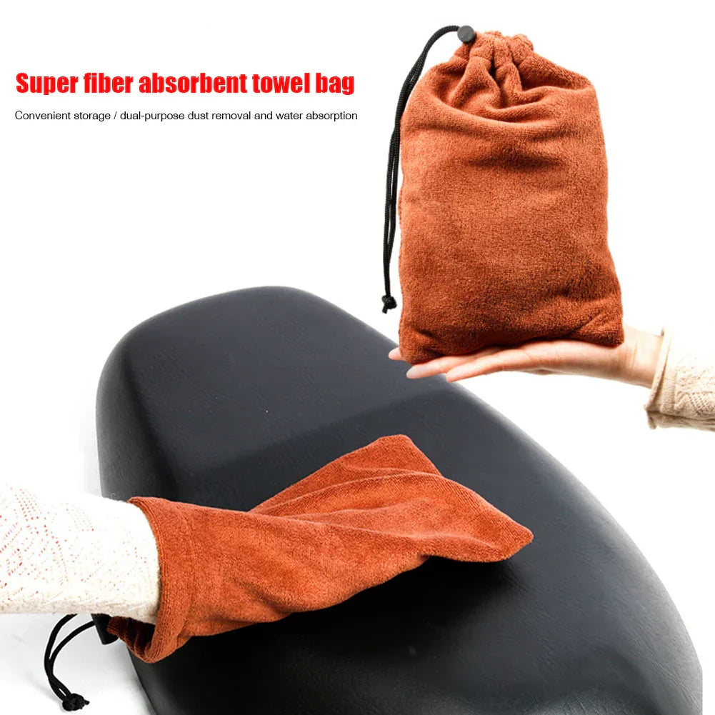 Fesara Premium Flexible Leather Bike Seat Cover