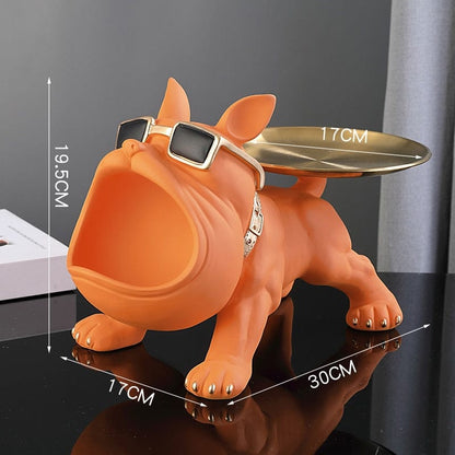 Cozy Bulldog Table Lamp