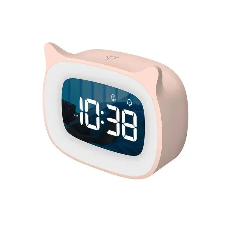 Smart LED Alarm Clock with USB Charging and FM Radio