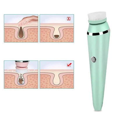 Advanced 4-in-1 Facial Cleansing Brush