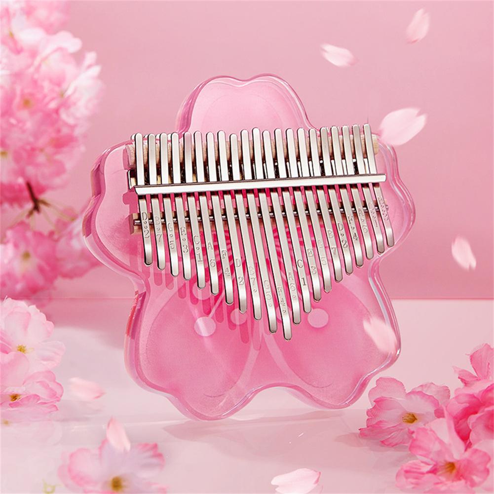 Colorful Flower Pattern Kalimba Thumb Piano