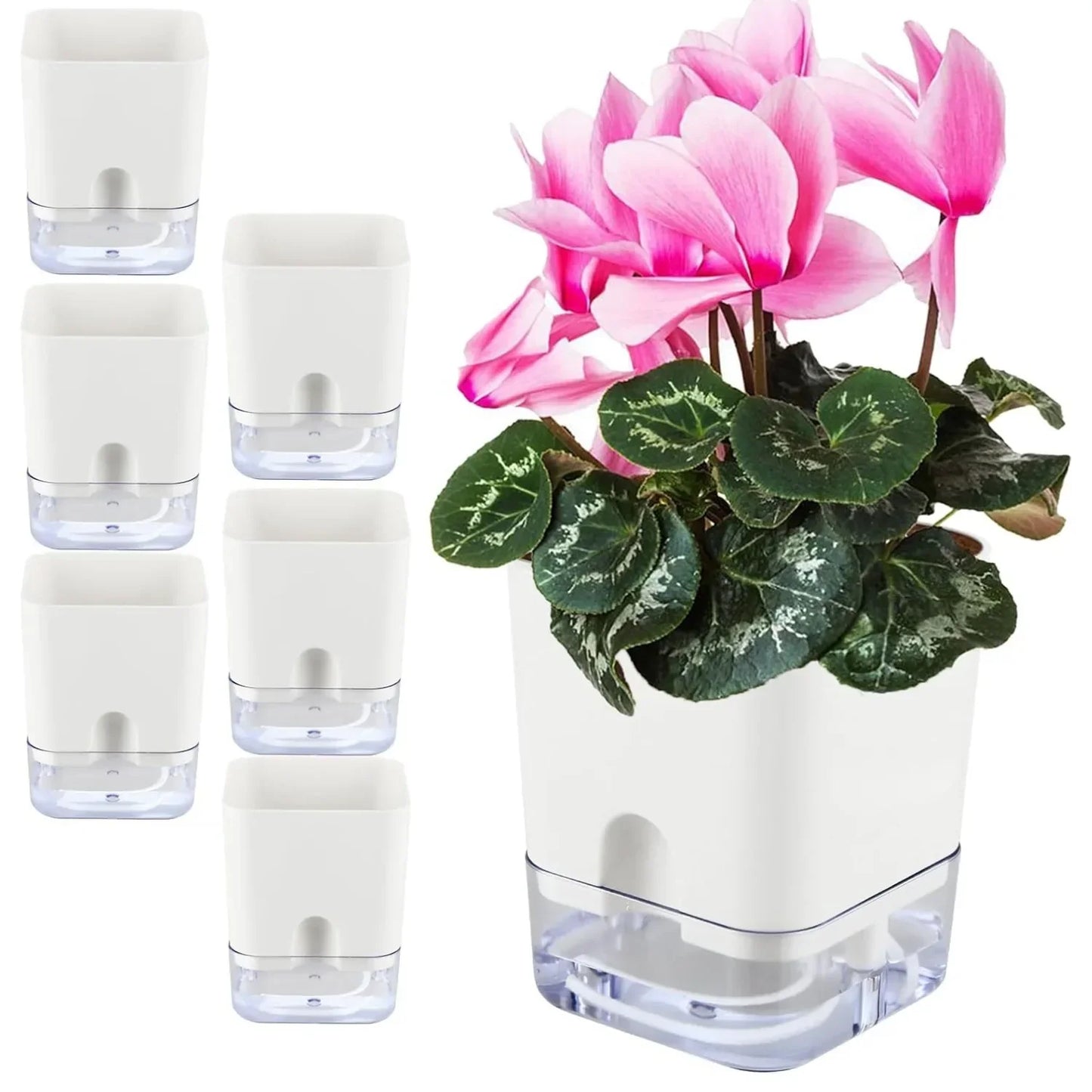 Smart Indoor Planter with Water Indicator & Self Watering