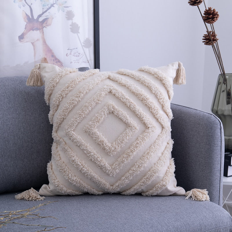 Vibrant Bohemian Throw Pillow Covers - Fesara
