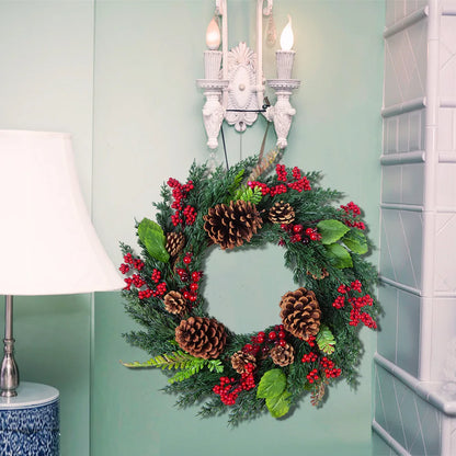 Fesara | Festive Holiday Red Wreath