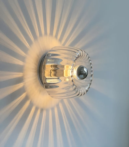 Simple Glass Wall Lamp with Modern Style