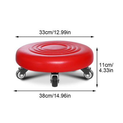Fesara Portable Swivel Wheeled Office Stool