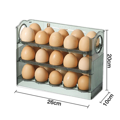 Space Saving Foldable Egg Holder Rack