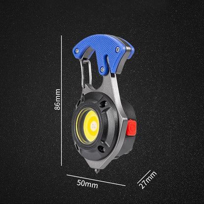 Portable 7in1 LED Flashlight Keychain Lamp