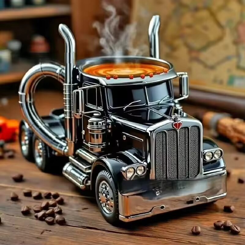 Retro Style Coffee Truck Mug