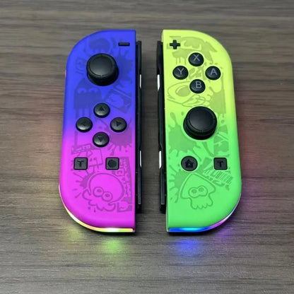 Wireless Gaming Controller for Nintendo Switch - Comfortable Gamepad with Colorful Lights