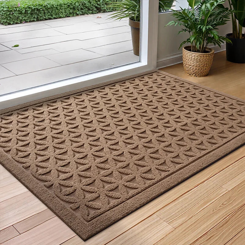 Durable Rubber Entrance Mat Non Slip Water Resistant
