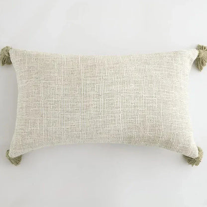 Stylish Home Decor Cushion Cover with Chic Tassels