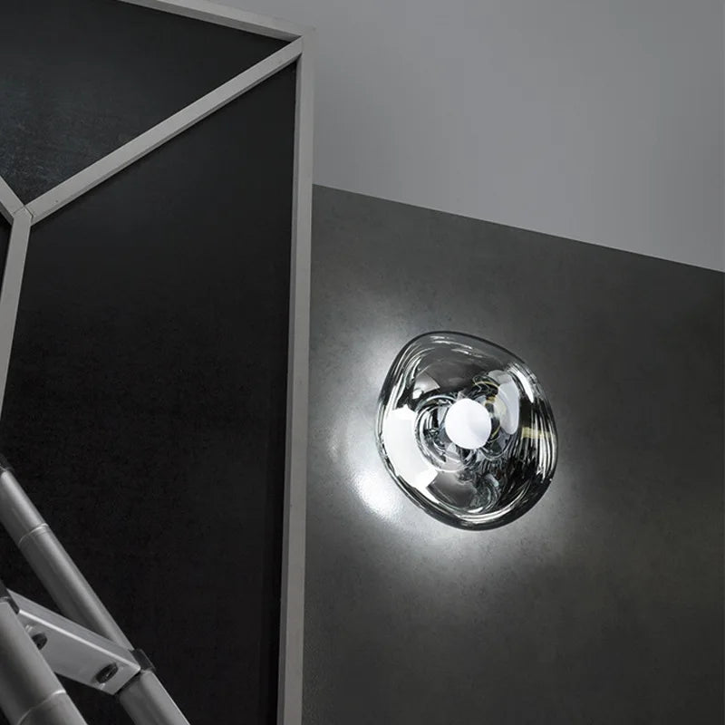 Stylish Lava effect Wall Light in Nordic Design