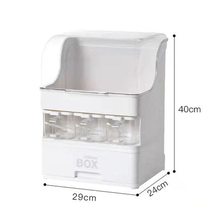 Space Saving Double Tier Spice Storage Rack