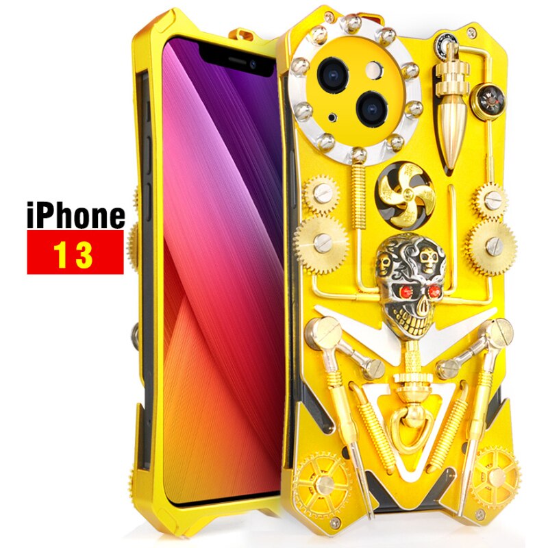 Tough Skull Design iPhone Phone Cover