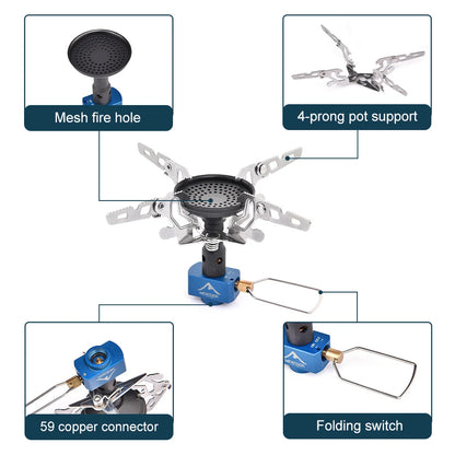 Compact Outdoor Emergency Cooking Stove