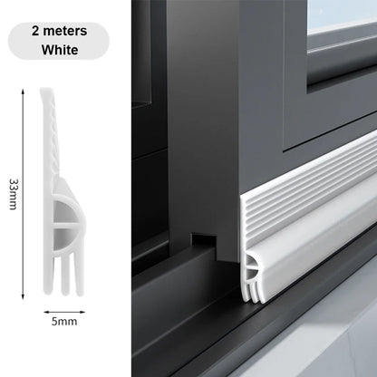 Thermal Door Seal | Draft Proofing Strip | 2m Adjustable - Fesara