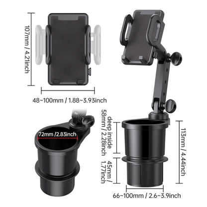 Premium Car Phone Mount Cup Holder Stand