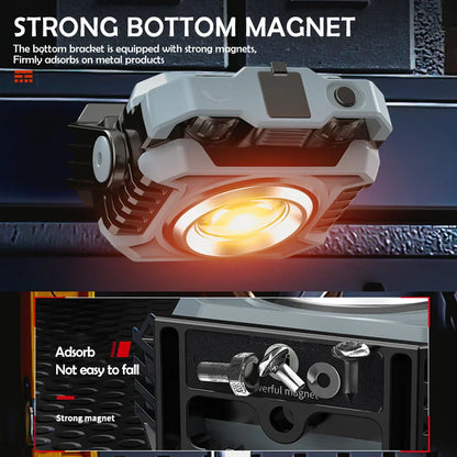 Bright Portable LED Worklight 1500 Lumens Rechargeable