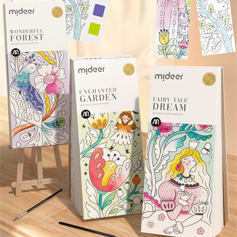 Colorful Children's Watercolor Art Painting Kit