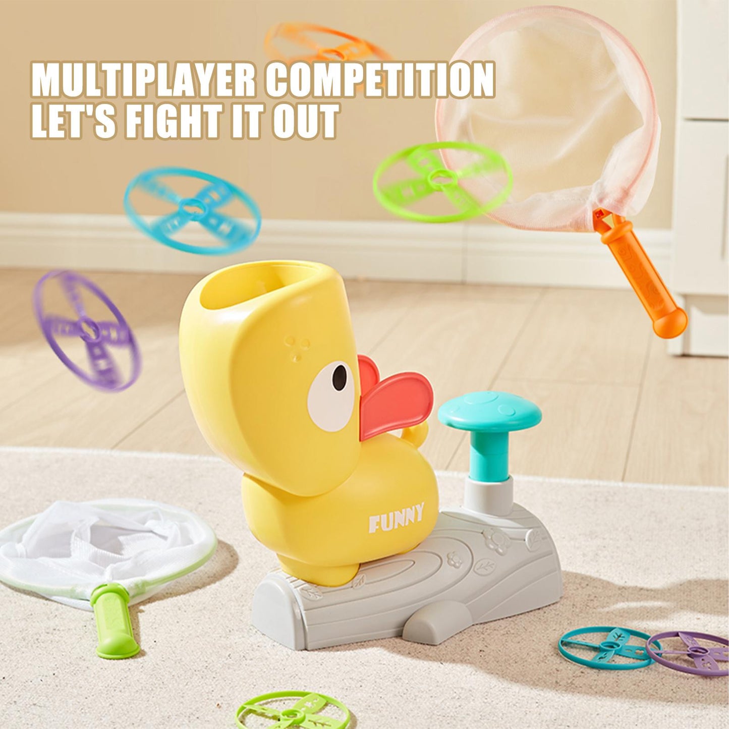 Fun Flying Disc Launcher Toy