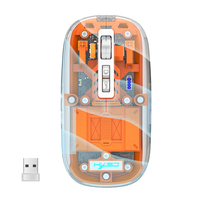 Clear Wireless Bluetooth Computer Mouse