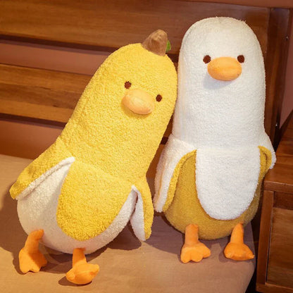 Cuddly Banana Duck Soft Plush Pillow