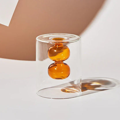 Beautiful Handmade Coloured Glass Vase
