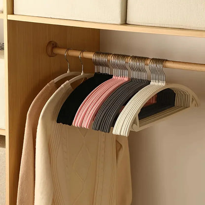 Thin Velvet Hangers Closet Organizers Space Saving Hooks