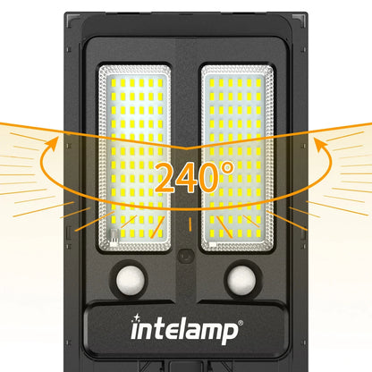 Bright Solar Powered LED Security Light with Motion Sensor