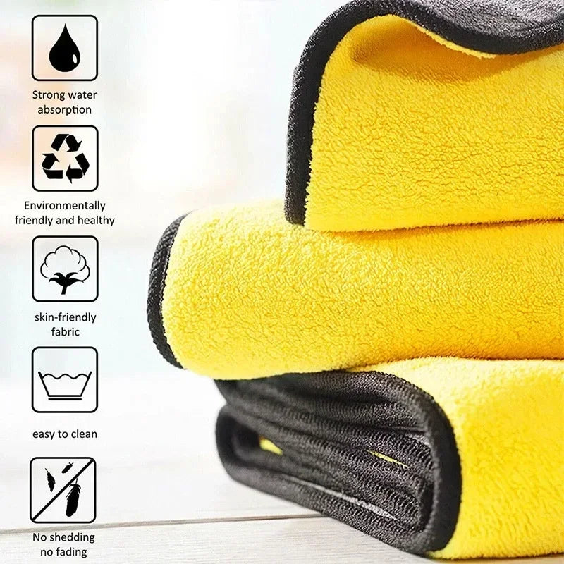 Premium Double Sided Microfiber Cleaning Cloth