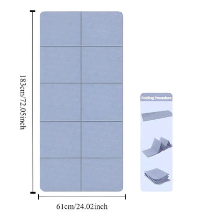 Fesara Yoga Mat - Portable & Grip Double Sided Mat