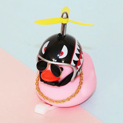Duck Bike Bell with Safety Helmet
