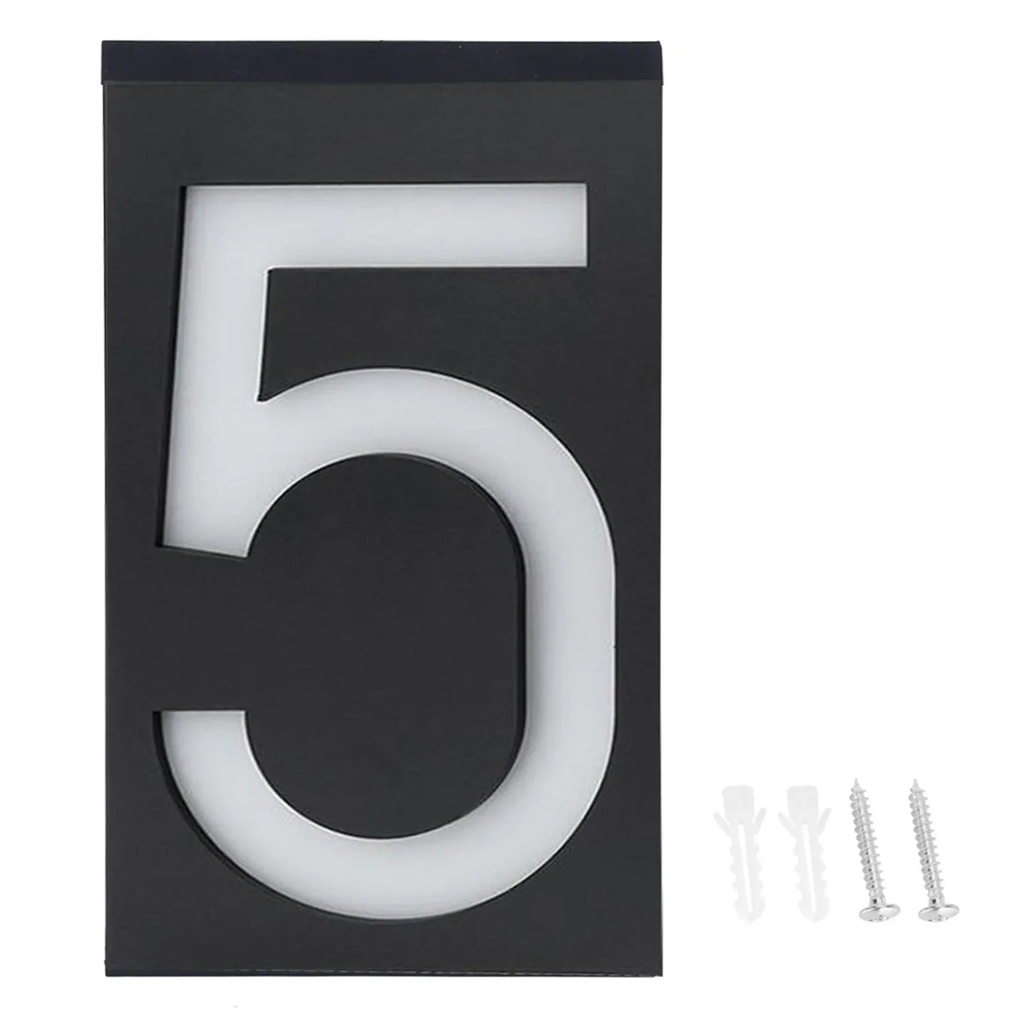 Bright Solar Powered House Number Lamp