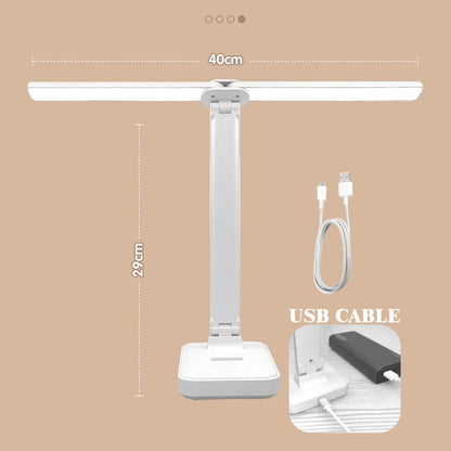 Bright LED Desk Lamp with USB Rechargeable Touch Control