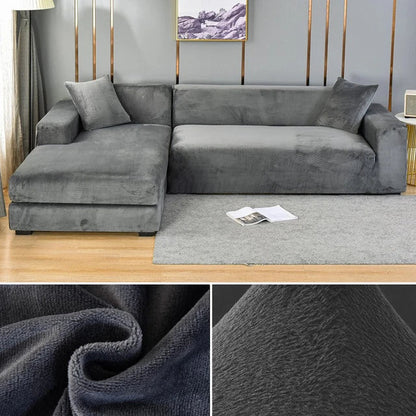Stretchy Soft Velvet Sofa Protector Cover