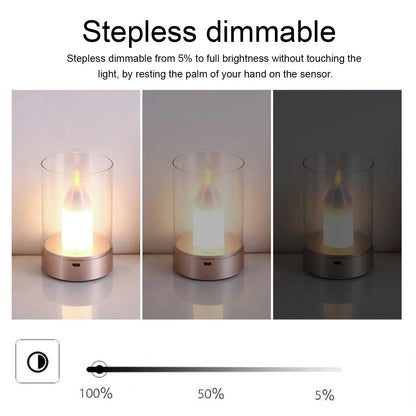 Soft Touch LED Candle Lamp with Dimmer