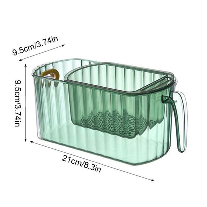Clear Acrylic Two Tier Storage Basket