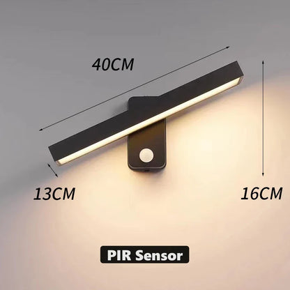 Outdoor Motion Sensor LED Wall Light Adjustable
