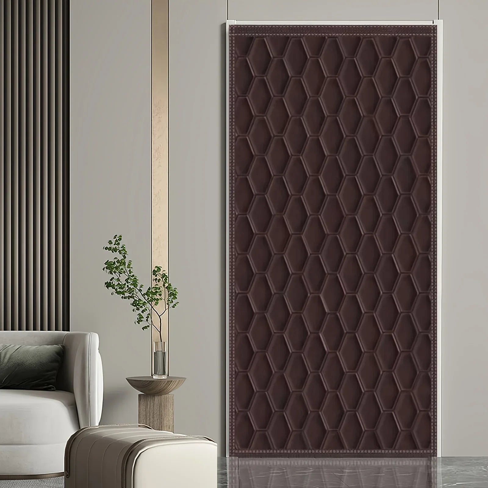 Warm Thermal Door Curtain for Home Insulation - Fesara