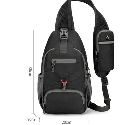 Waterproof Safety Backpack - Lightweight Crossbody Travel Bag