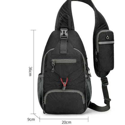Safe Travel Shoulder Bag with Multiple Pockets