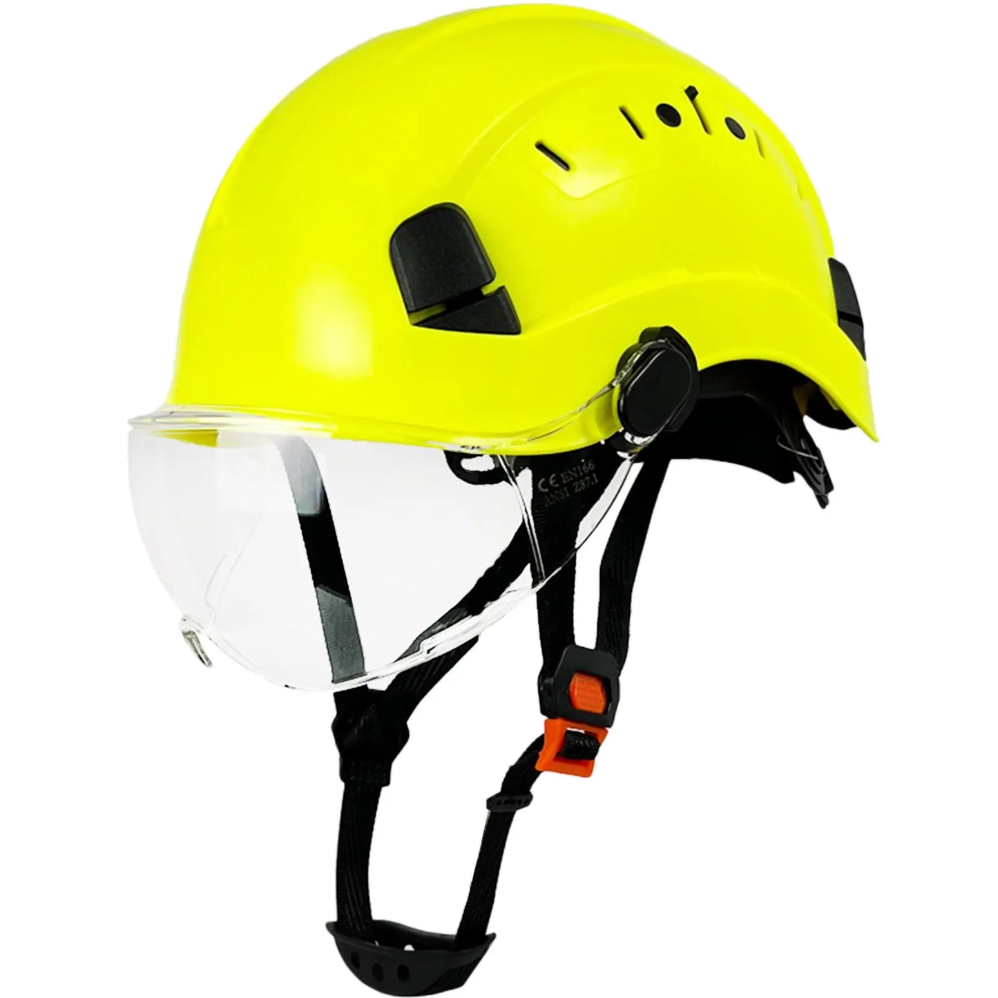 Protective Hard Hat with Goggles and Face Shield