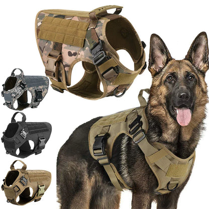 Tough Adjustable Dog Vest with Handle - Fesara