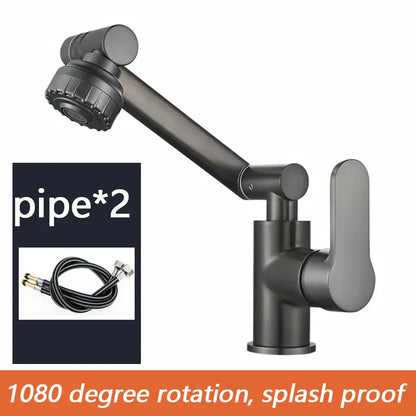 Stylish Bathroom Sink Faucet with Hot Cold Mixer