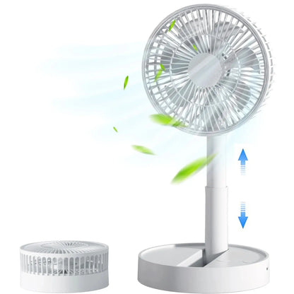 Portable Rechargeable Folding Fan with Timer